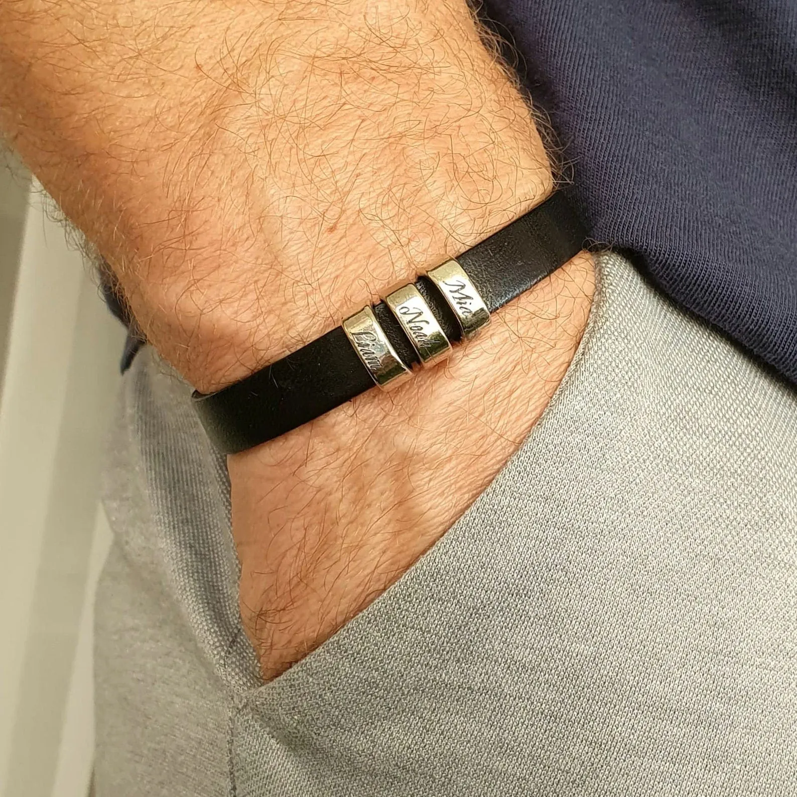 Kids Name Custom Bracelet for Men