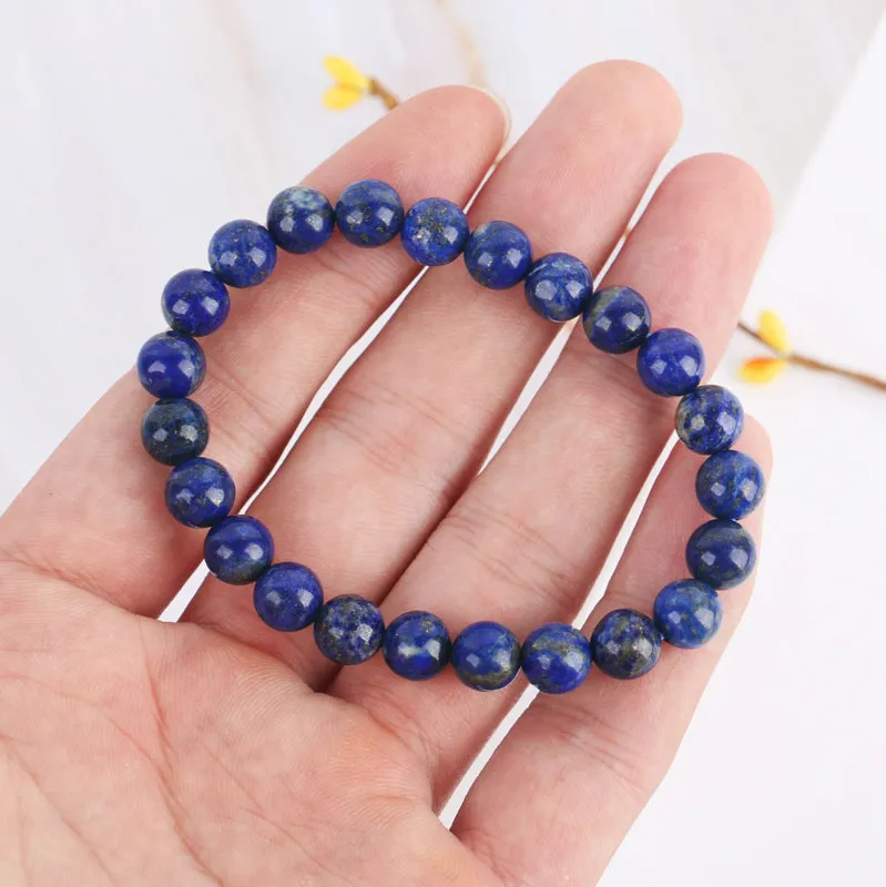 Lapis Lazuli Bracelet - 8mm Round