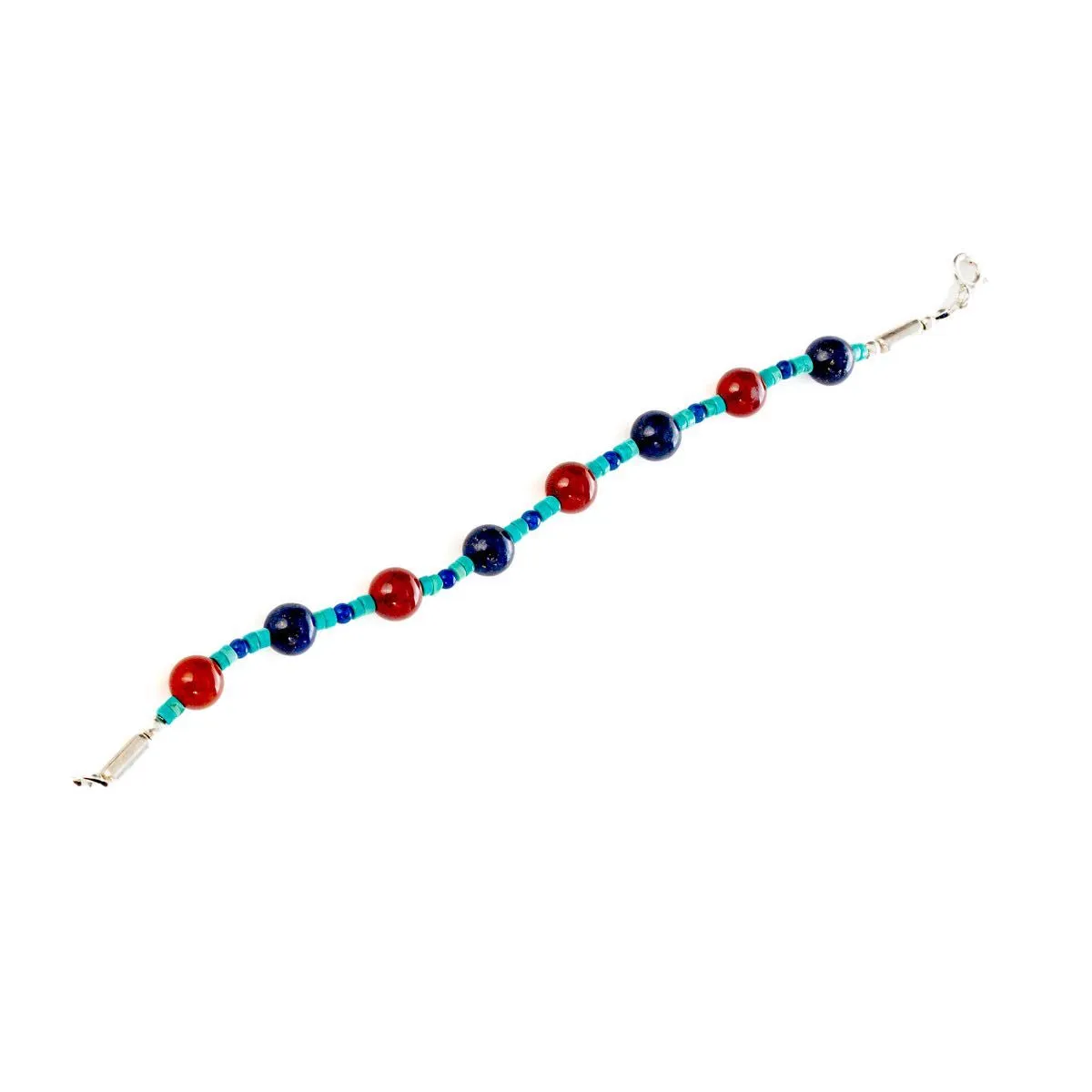 Lapis Lazuli Elu Bracelet | Handcrafted Jewelry | Crafted in the Andes