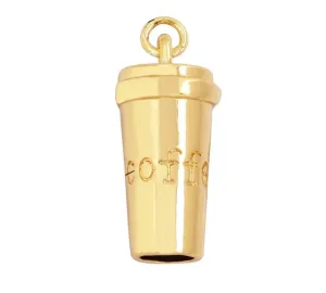 Large Coffee Charm