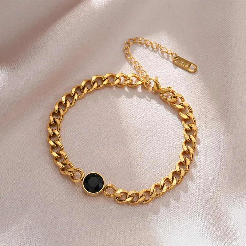 Layered Golden Pendant Bracelet For Women Retro Punk Gothic Portrait Coin Cross Pearl Bracelet Jewelry