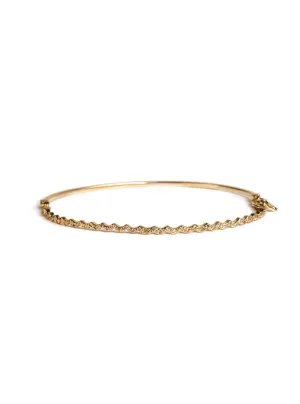 Levant Zig-Zag Bracelet with Diamonds