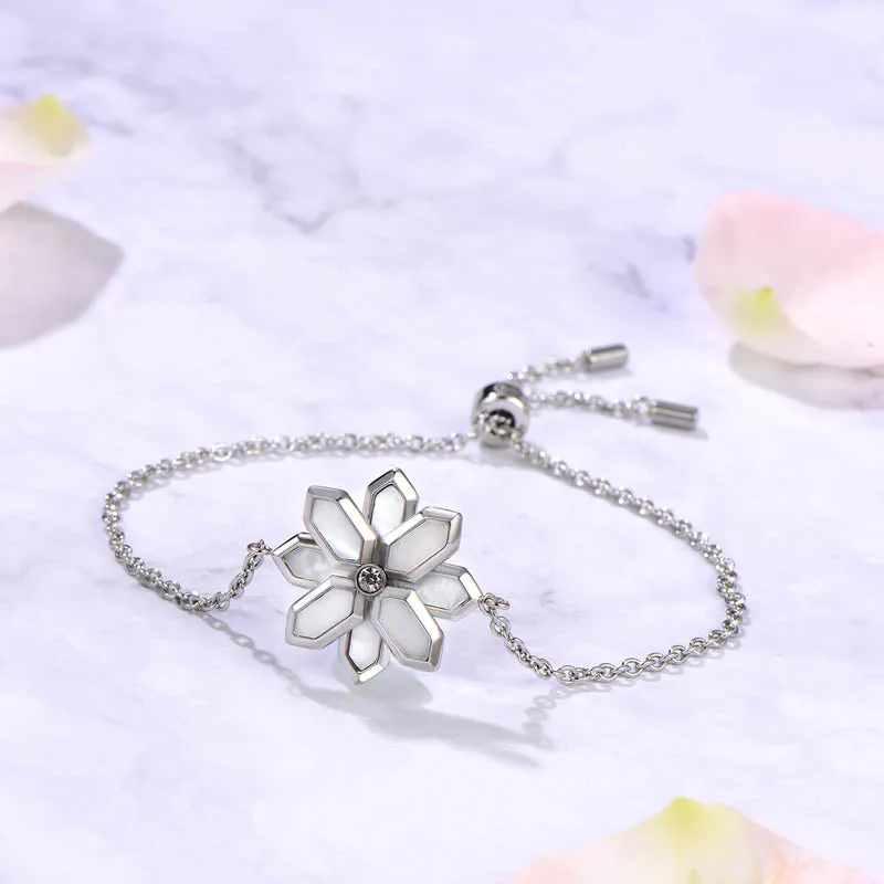 Lotus / Bracelet Pearl Silver