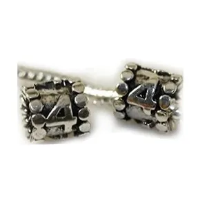 Lucky Number 4 Charm Beads Compatible with European Snake Chain Charm Bracelet