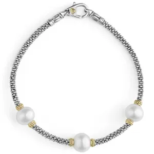 Luna Three Pearl Caviar Bracelet