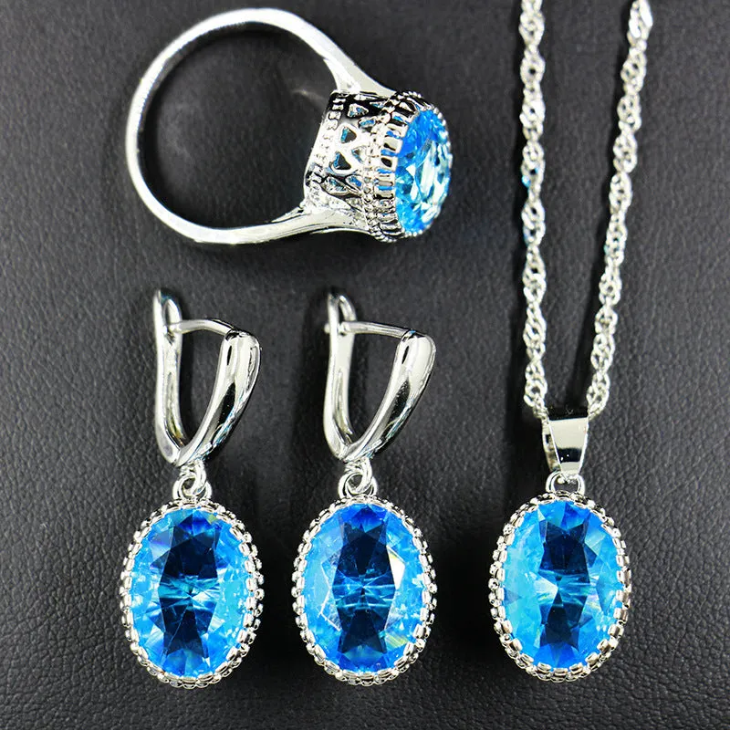 Luxury Diamond-Accent Jewelry Set – Hair Claw and More for Elegant Occasions