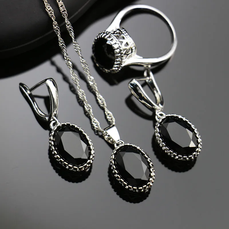 Luxury Diamond-Accent Jewelry Set – Hair Claw and More for Elegant Occasions