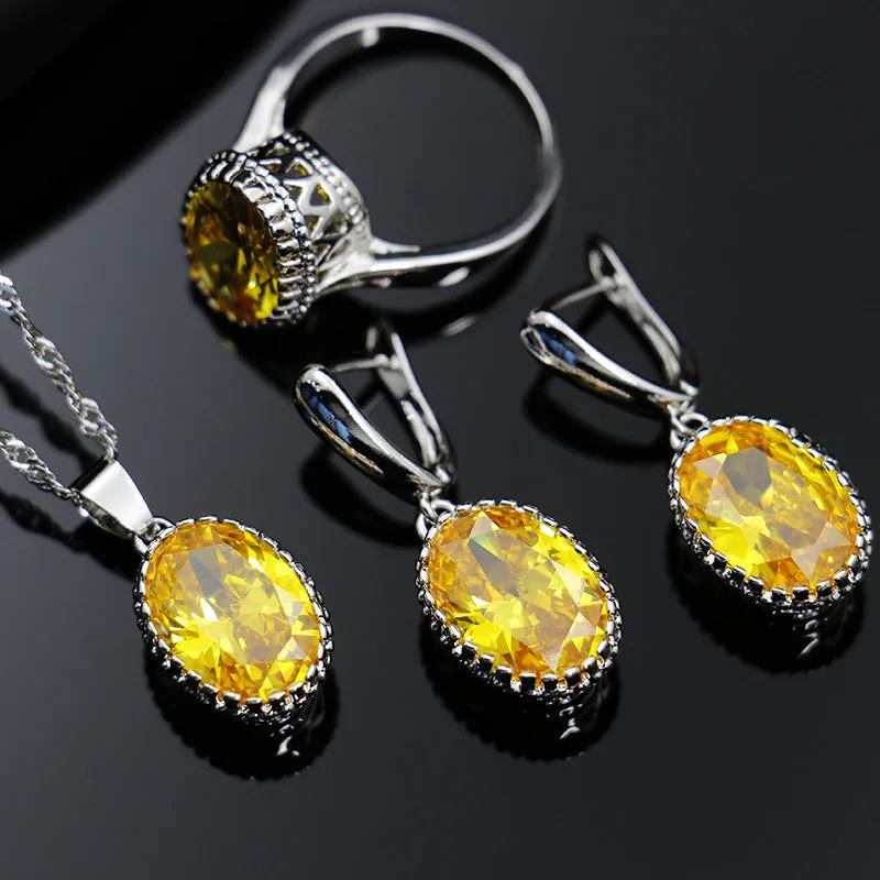 Luxury Diamond-Accent Jewelry Set – Hair Claw and More for Elegant Occasions