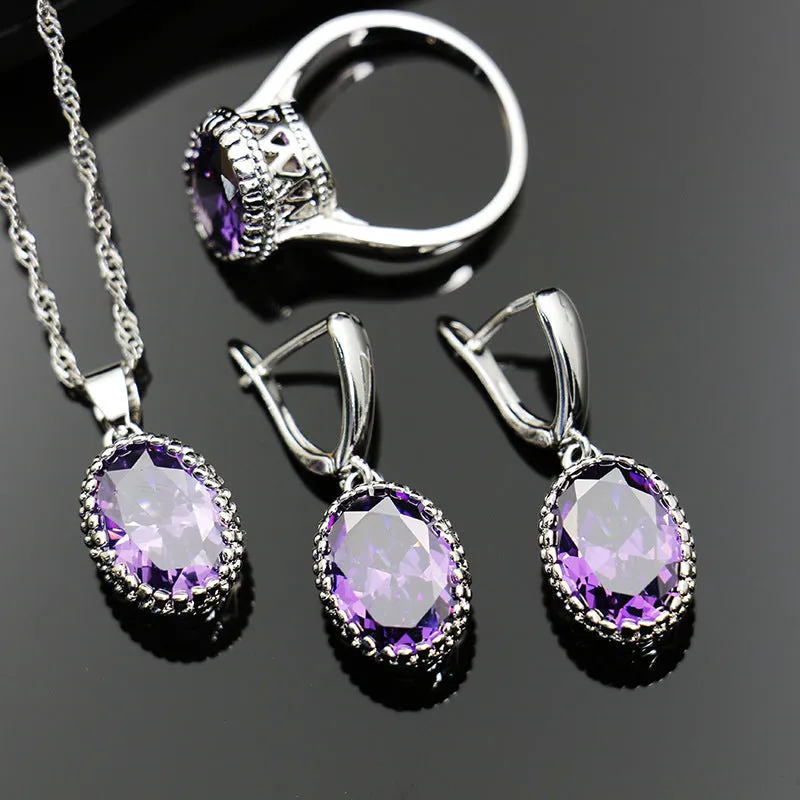 Luxury Diamond-Accent Jewelry Set – Hair Claw and More for Elegant Occasions