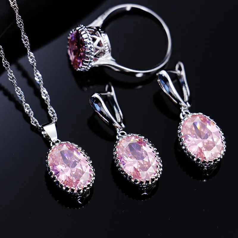 Luxury Diamond-Accent Jewelry Set – Hair Claw and More for Elegant Occasions
