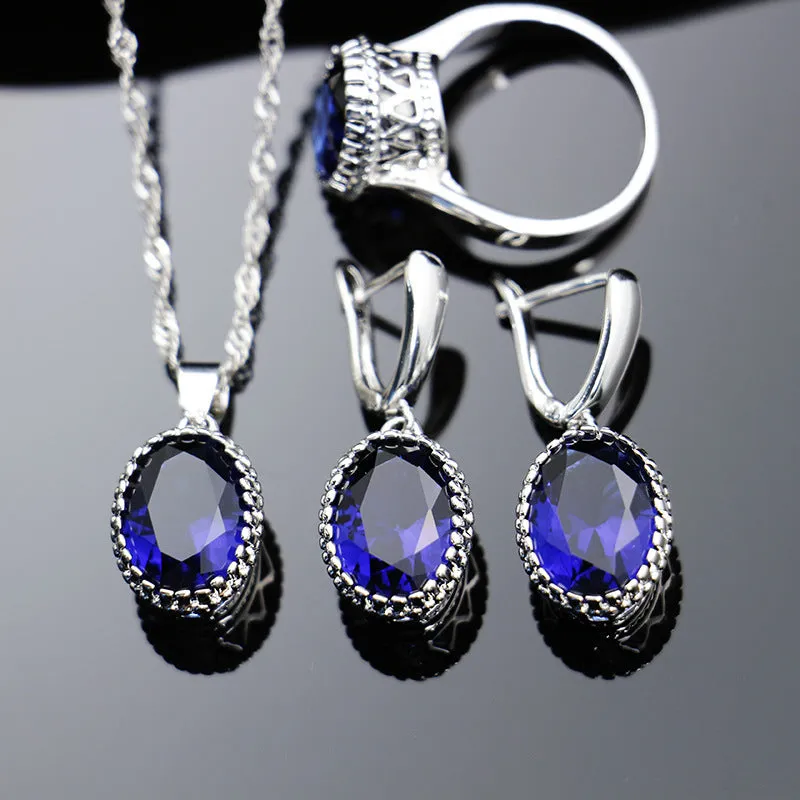 Luxury Diamond-Accent Jewelry Set – Hair Claw and More for Elegant Occasions