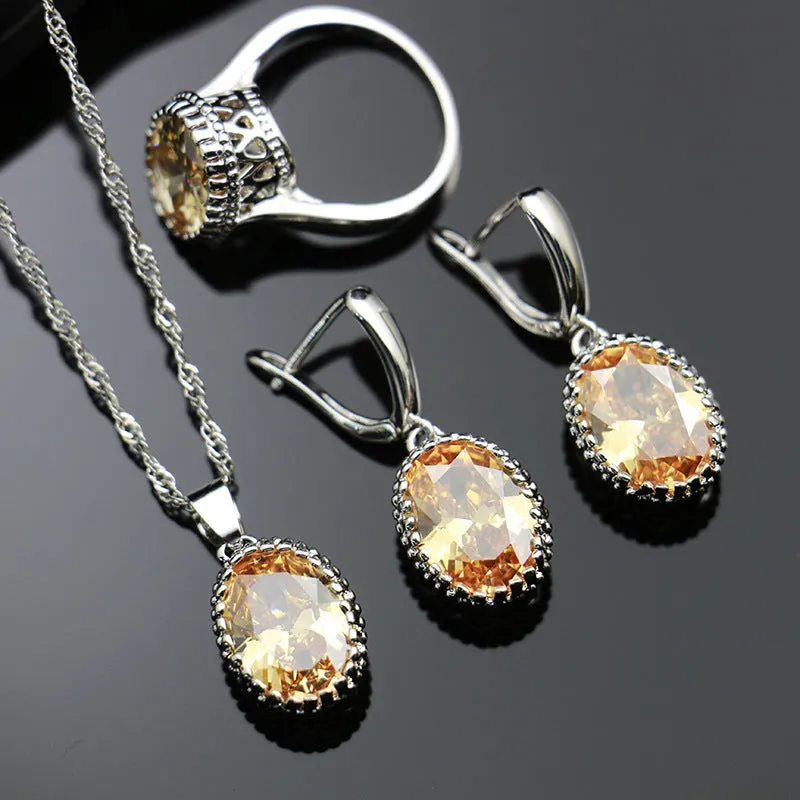 Luxury Diamond-Accent Jewelry Set – Hair Claw and More for Elegant Occasions