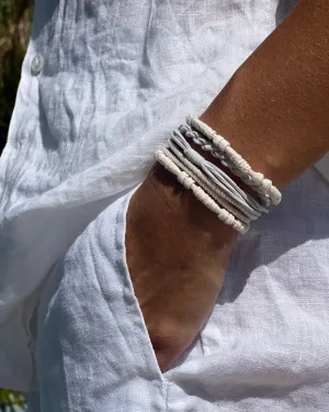 Luxx Bracelet Hair Tie WHITEHAVEN | WHITE 12pk