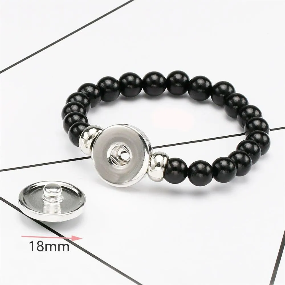 Master Mason Blue Lodge Bracelet - Compass & Square G With Flames