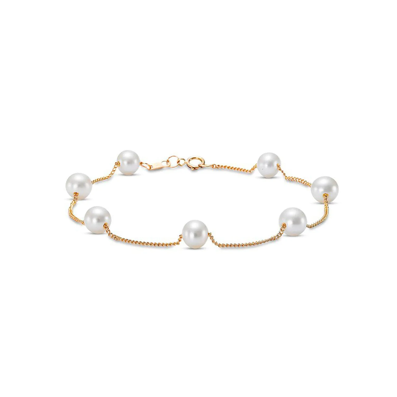 Mastoloni 14k Yellow Gold Gifts From The Sea Classic Pearl Bracelet - GB1102