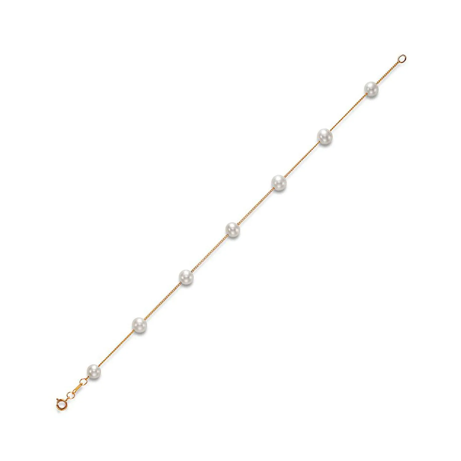 Mastoloni 14k Yellow Gold Gifts From The Sea Classic Pearl Bracelet - GB1102