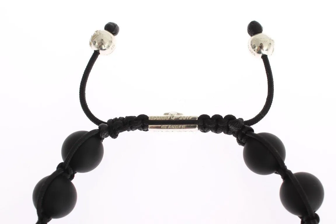 Matte Onyx CZ Sterling 925 Silver Bracelet