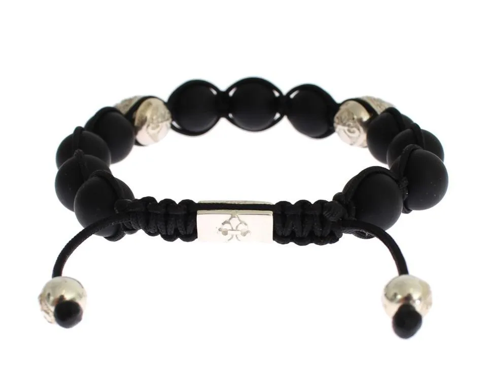 Matte Onyx CZ Sterling 925 Silver Bracelet