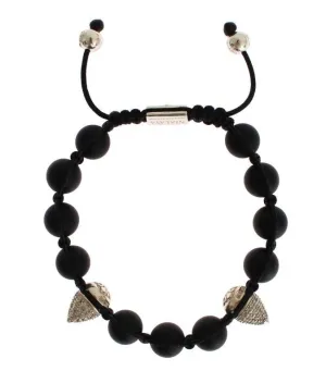 Matte Onyx CZ Sterling 925 Silver Bracelet