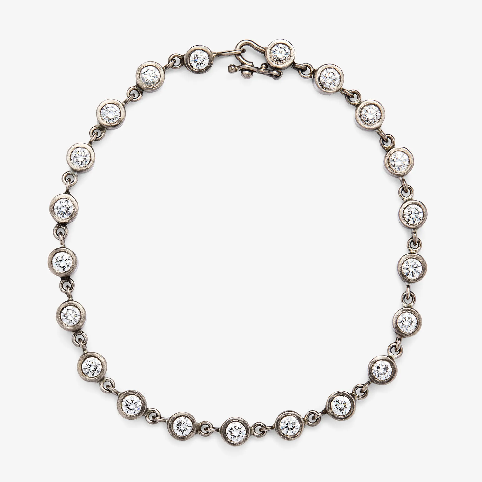 Meadow Rivière Diamond Bracelet in 18K Alpine Gold