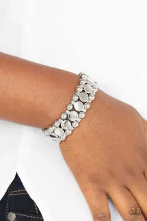 Metro Magnetism Silver Paparazzi Bracelet