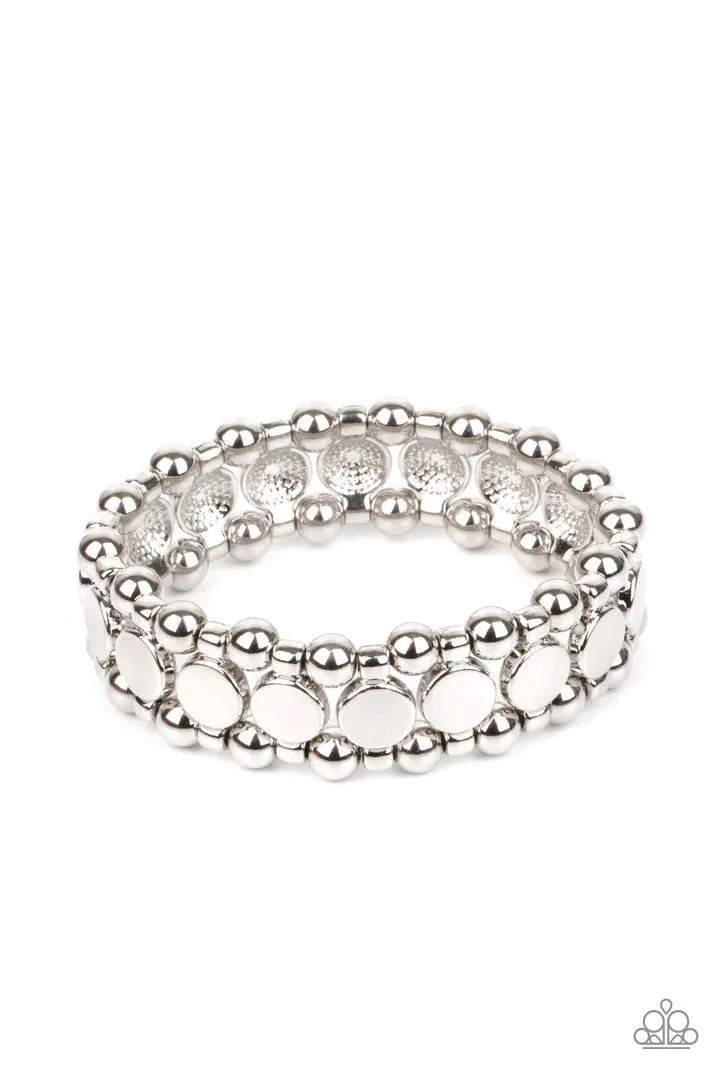 Metro Magnetism Silver Paparazzi Bracelet