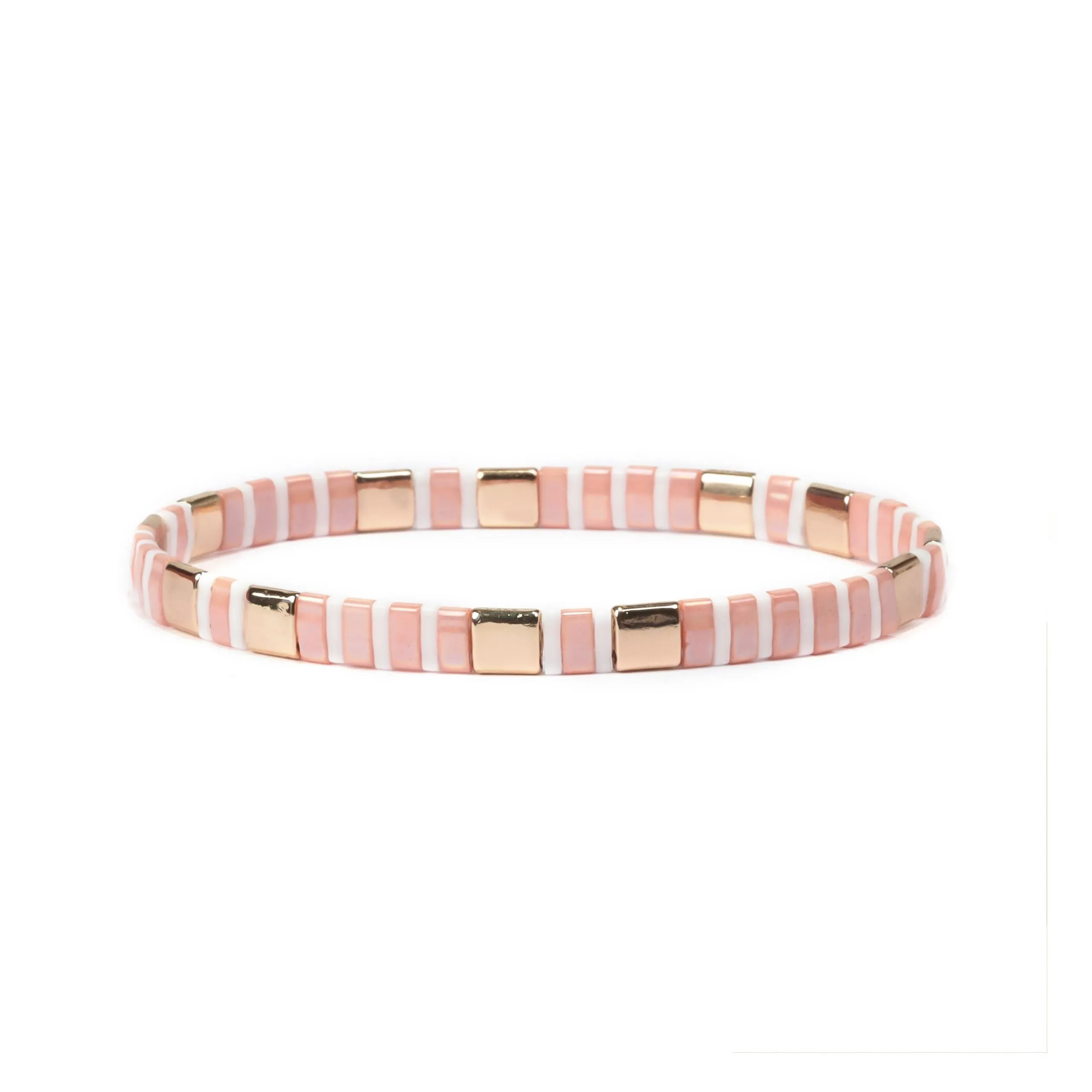 Miyuki Glass Tila Crystal Bracelet