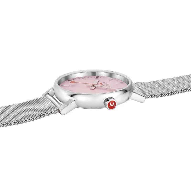 Mondaine Evo2 Classic Stainless Steel Analogue 35mm