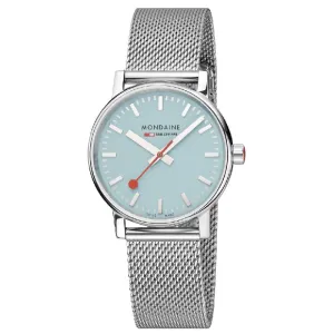 Mondaine Evo2 Classic Stainless Steel Analogue 35mm