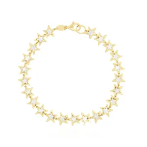 Mother of Pearl Star Bracelet