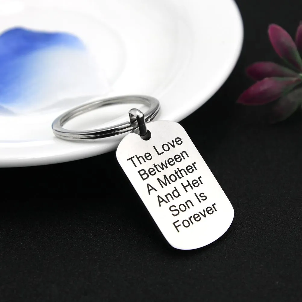 Mother Son Eternal Love Bracelet & Keychain