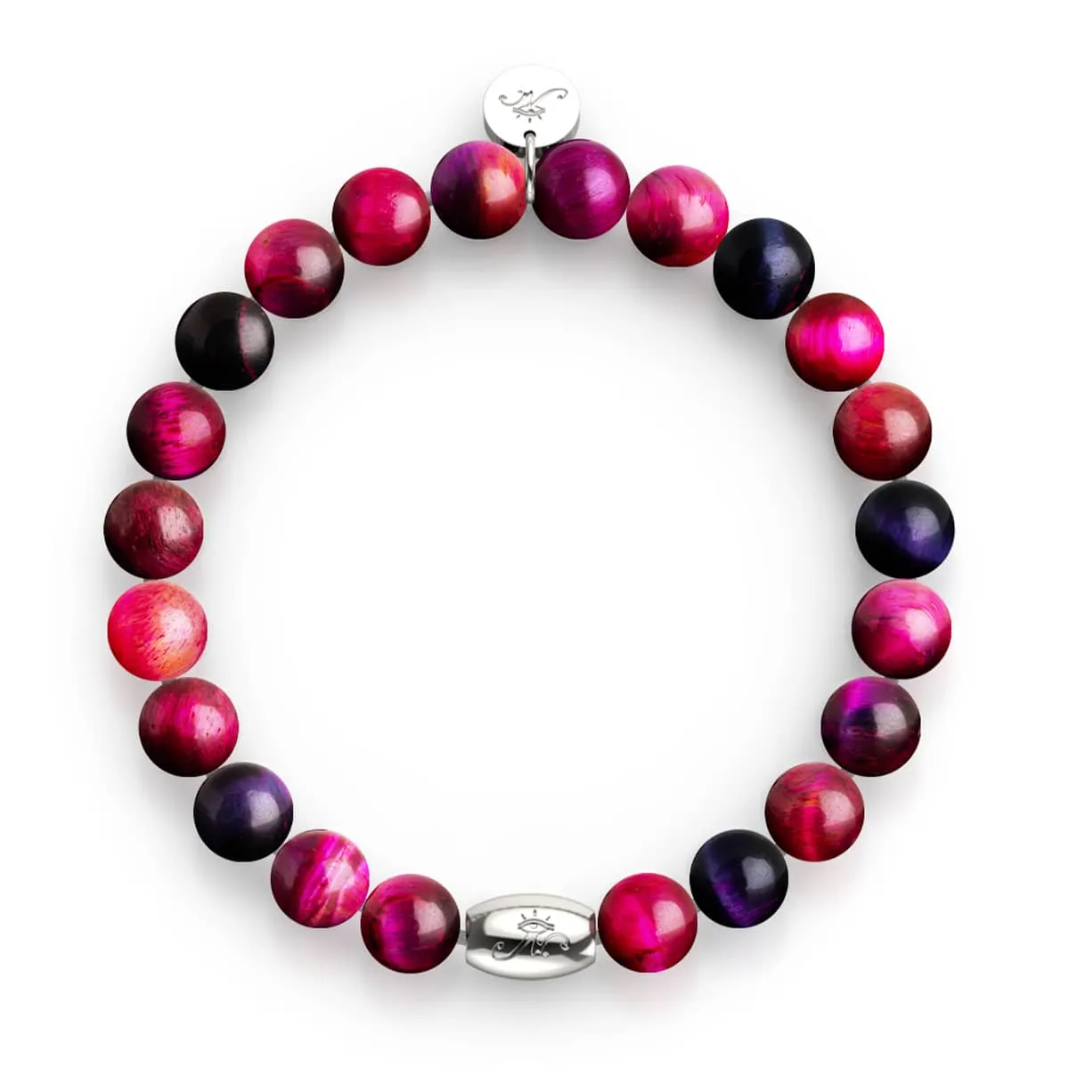 Mulberry Trance | .925 Sterling Silver | Galaxy Tiger's Eye Bracelet