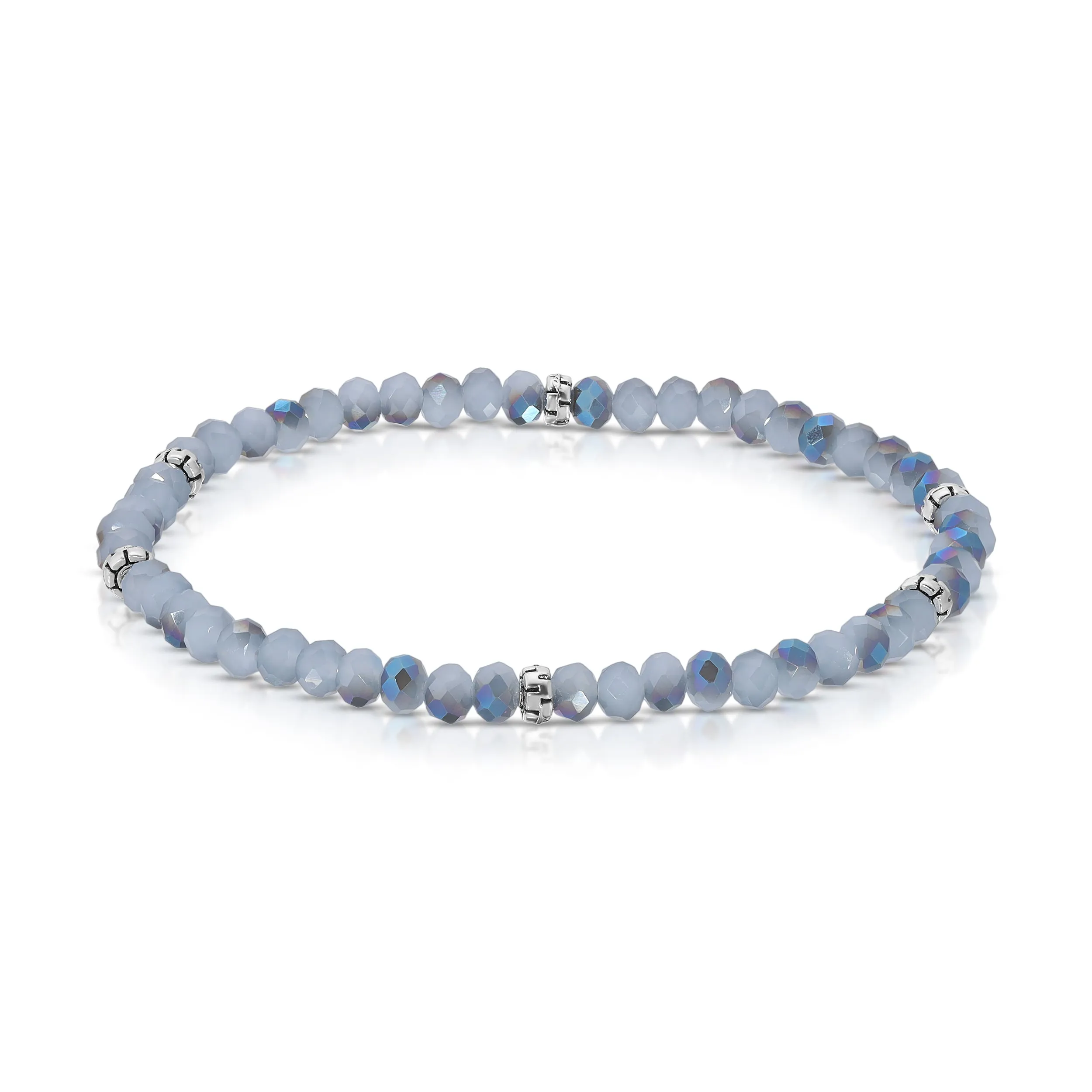 My FUN Colors Mini Crystal Bracelet Twilight Sky / Silver Accent