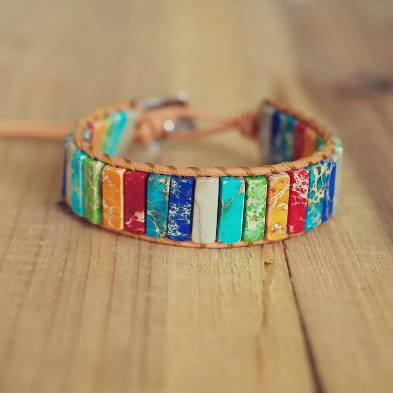 Natural Stone Handmade Chakra Bracelet