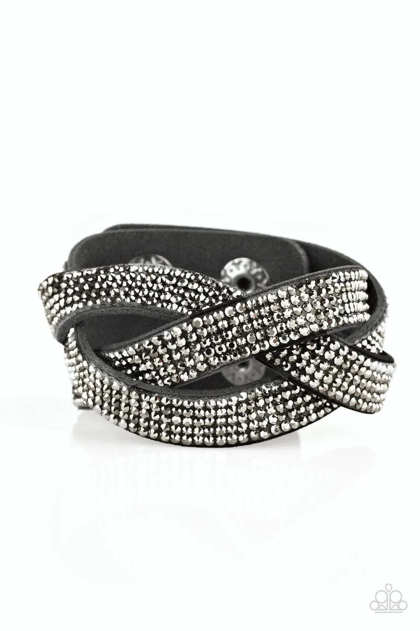 Nice Girls Finish Last Black Paparazzi Bracelet