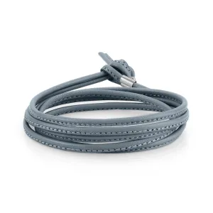 Nomination Double Bracelet in coloured leather - azzurro_chiaro - azzurro