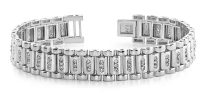 Number 99 Lab-Grown Diamond Bracelet with 1.98 ct.(finished) 1.75mm