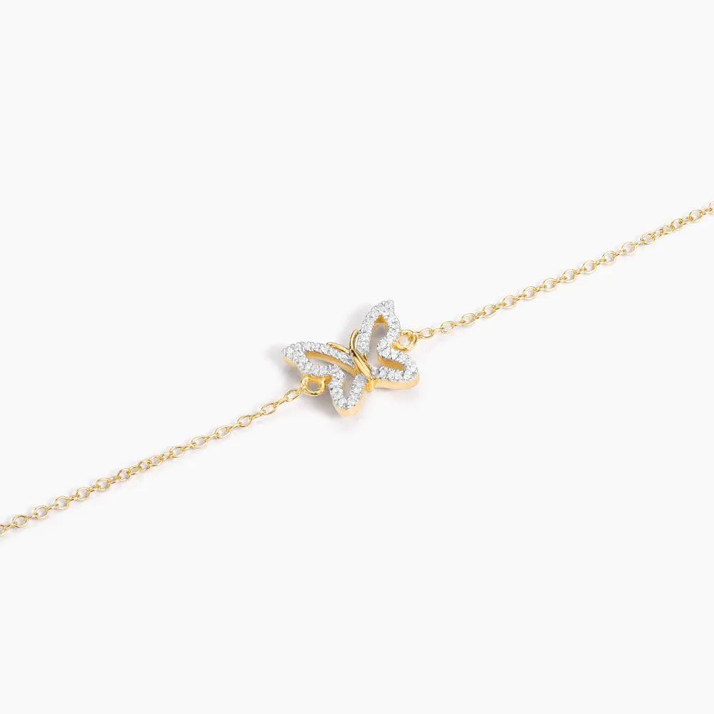 Open Wings Chain Bracelet