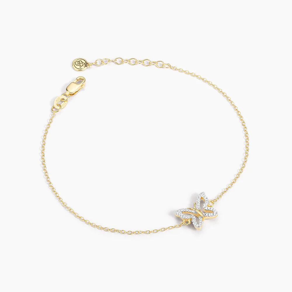 Open Wings Chain Bracelet