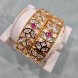 Openable Kundan Bangles