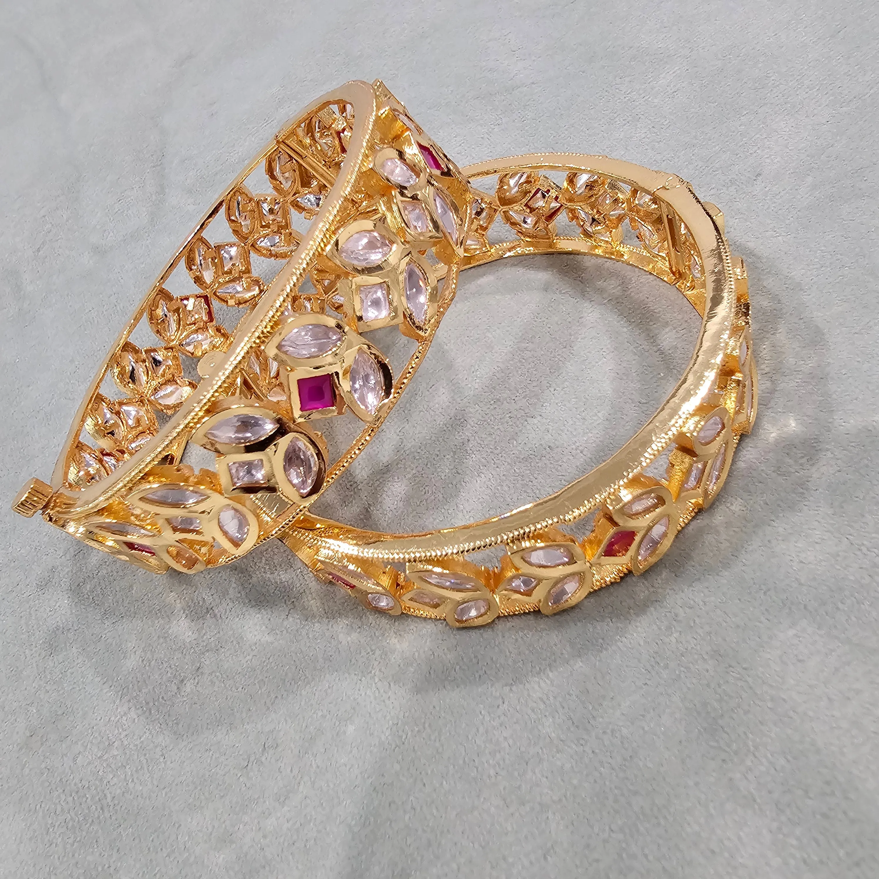 Openable Kundan Bangles