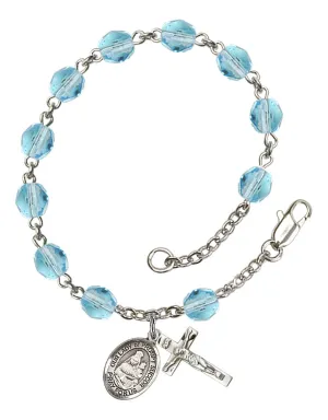 Our Lady of Prompt Succor Custom Birthstone Rosary Bracelet