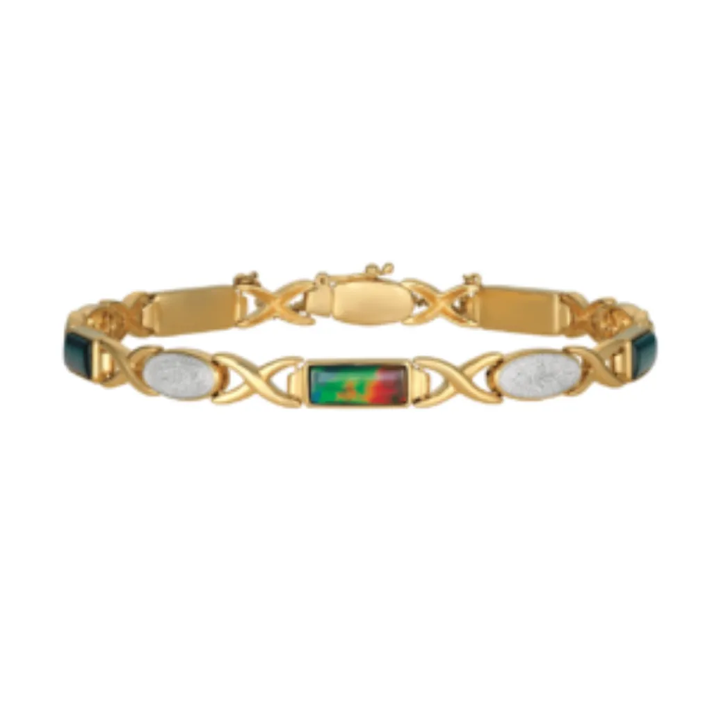 Paisley 14K Yellow Gold Diamond Bracelet