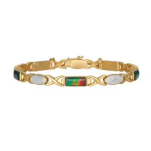Paisley 14K Yellow Gold Diamond Bracelet