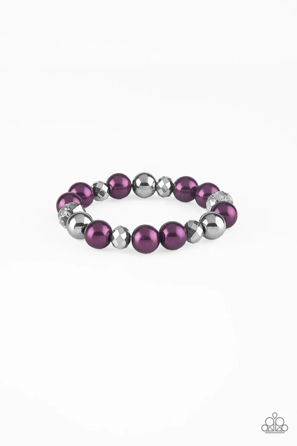 Paparazzi - Very VIP Purple Bracelet