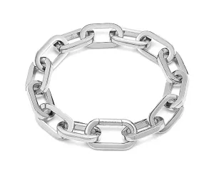 Paperclip Heavy Link Steel Bracelet