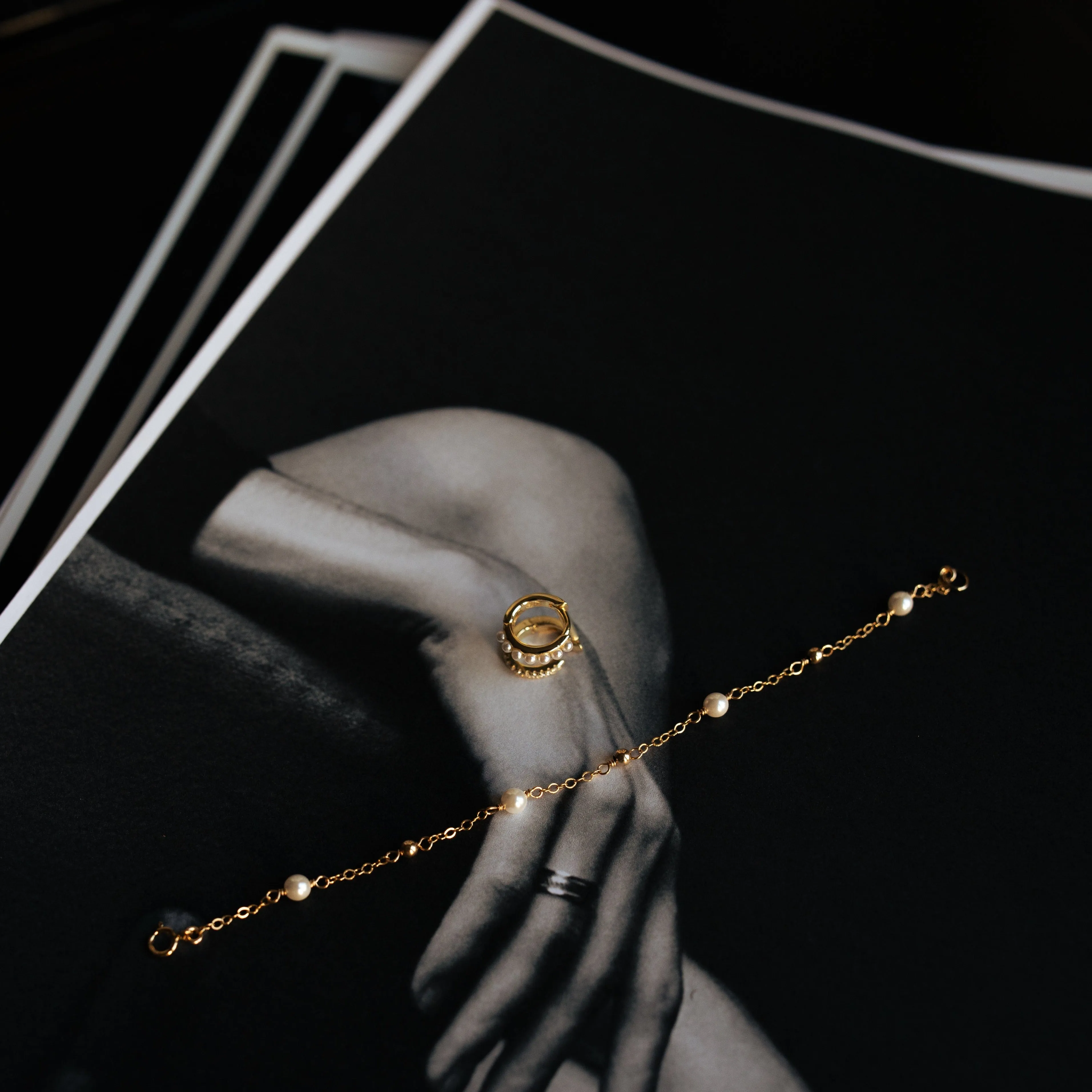 Pearl & Sphere Bracelet