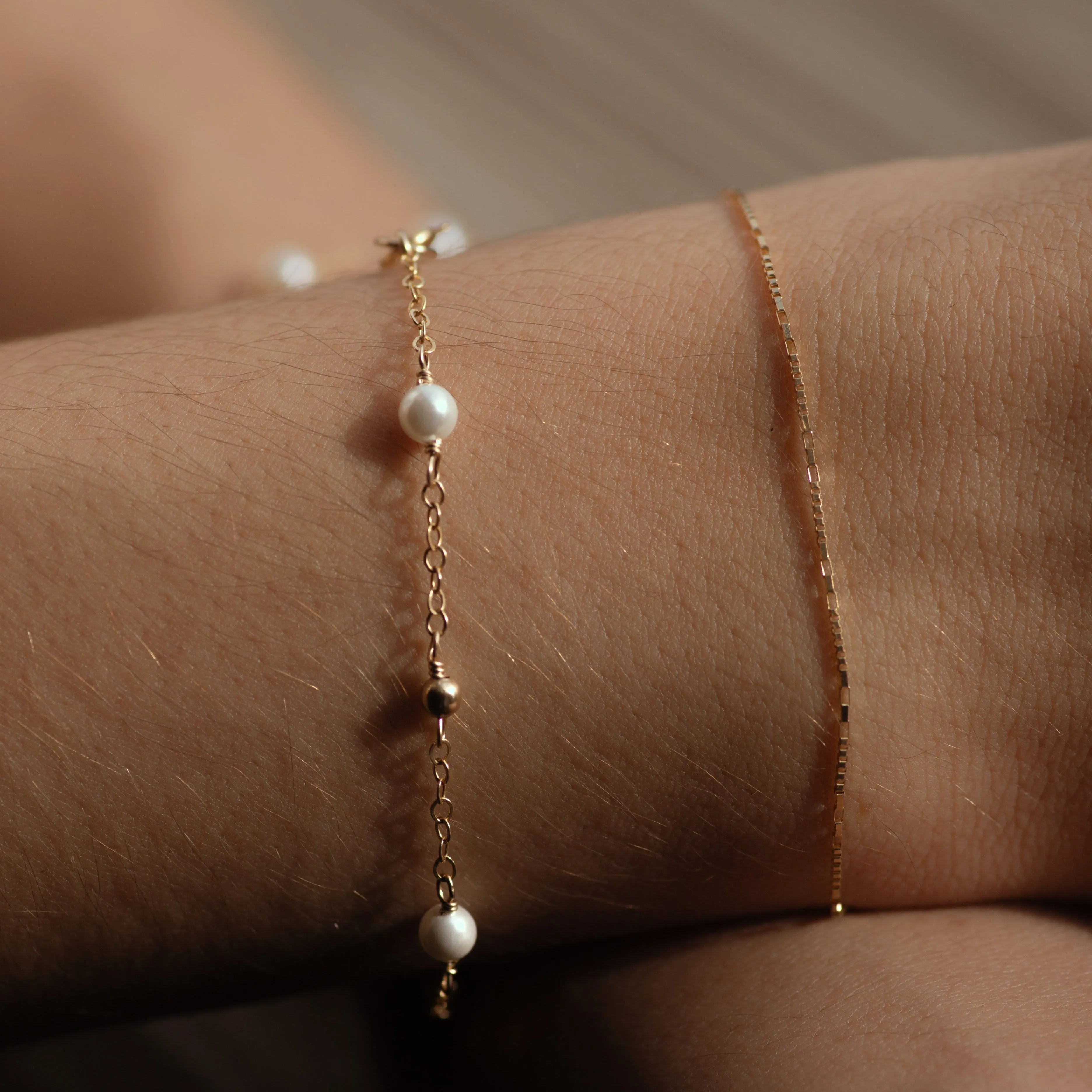 Pearl & Sphere Bracelet