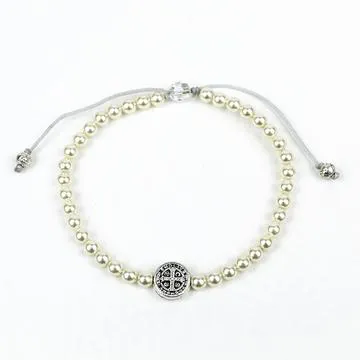 Pearl Birthday Blessing Silver Bracelets