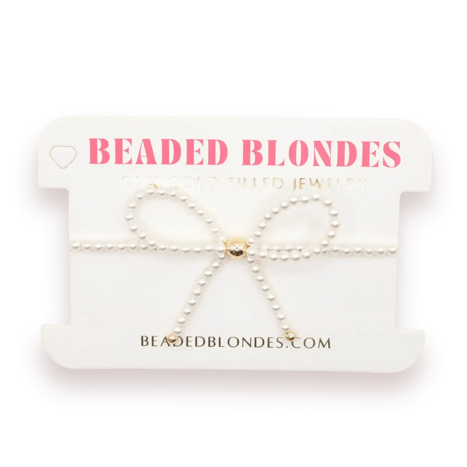 Pearl Bow Bracelet: Standard 6.75 inch